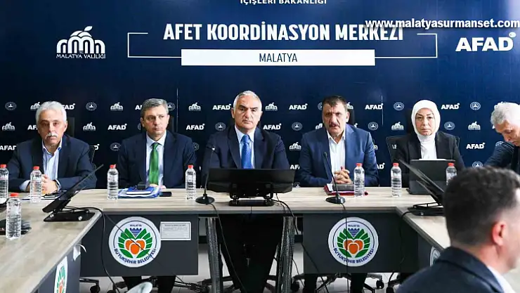 Bakan Ersoy, Malatya'da koordinasyon toplantısına katıldı
