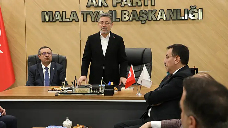 Bakan İbrahim Yumaklı İl Başkanı Ali Bakan'ı Ziyaret Etti