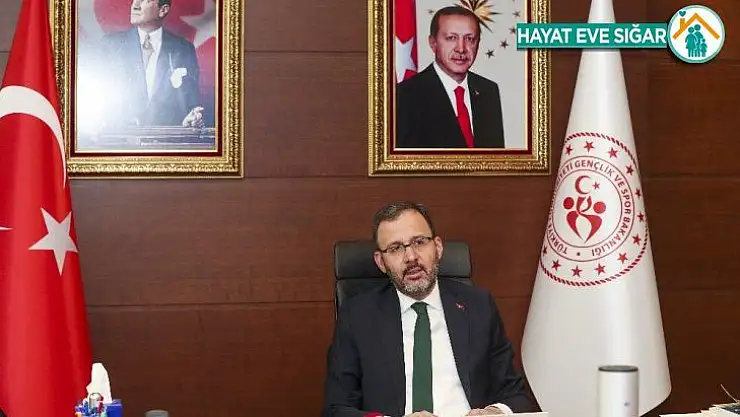 Bakan Kasapoğlu: 'Bu zor süreçte yurtlarımız, bütün milletimizin yuvası oldu'