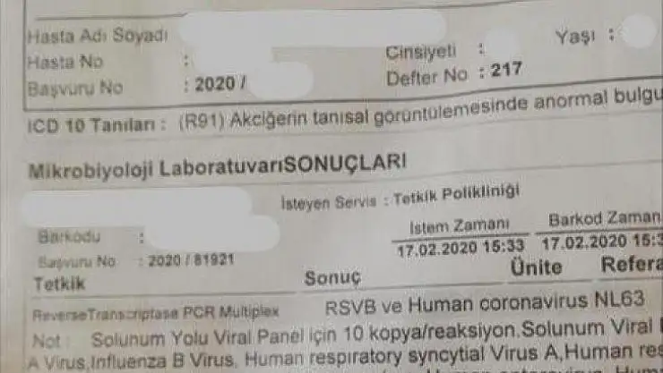 Bakan Koca: 'Yedikule Hastanesi'nde konulan tanı Yeni Koronavirüs değil'