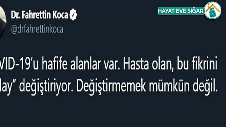 Bakan Koca'dan