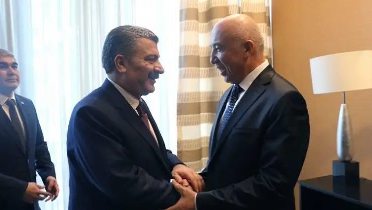 Bakan Koca, Özbekistan Sağlık Bakanı Shadmanov ile bir araya geldi