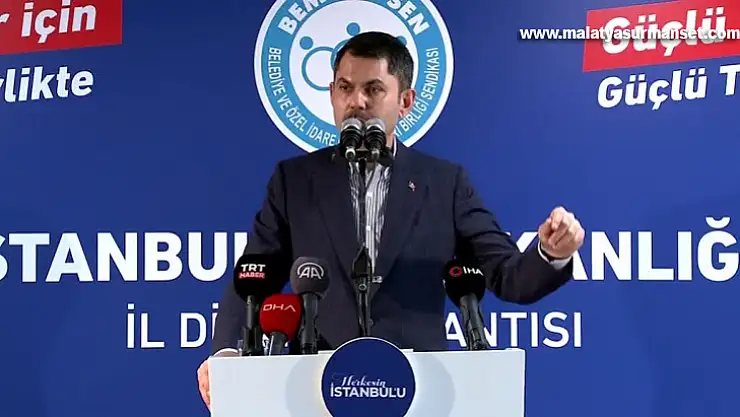 Bakan Kurum, Bem-Bir-Sen üyeleri ve yöneticileri ile buluştu