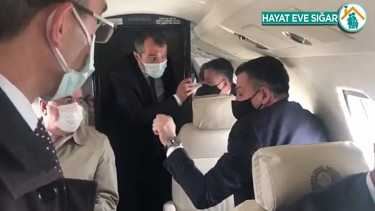 Bakan Pakdemirli'nin arızalanan uçağı Malatya'ya acil iniş yaptı