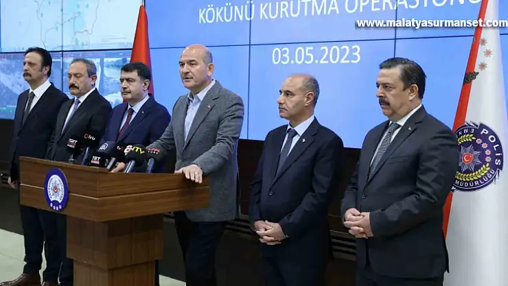 Bakan Soylu, 53. Kökünü Kurutma operasyonunda 524 şüphelinin yakalandığını açıkladı
