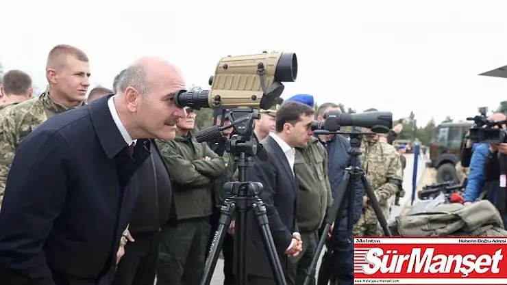 Bakan Soylu Ukrayna'da tatbikatı izledi