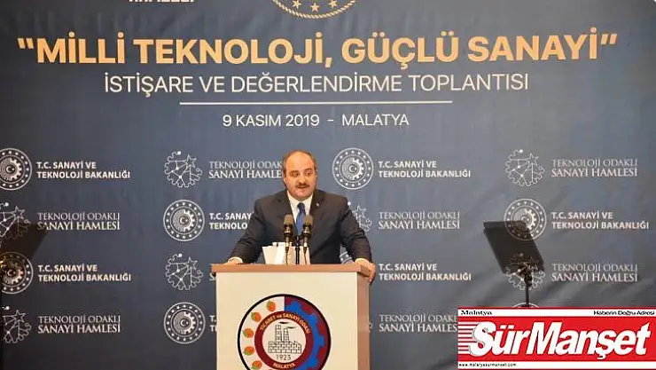Bakan Varank, Malatya'da iş dünyası ile bir araya geldi