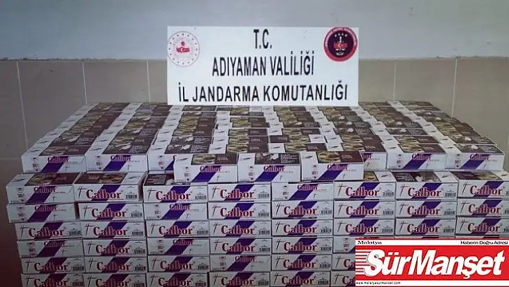 Bandrolsüz makaron ele geçirildi