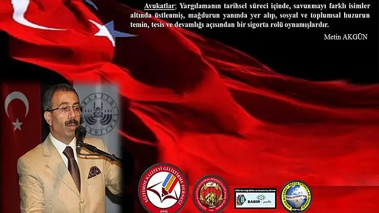 Başkan Akgün'den 5 Nisan 'Avukatlar Günü' basın açıklaması