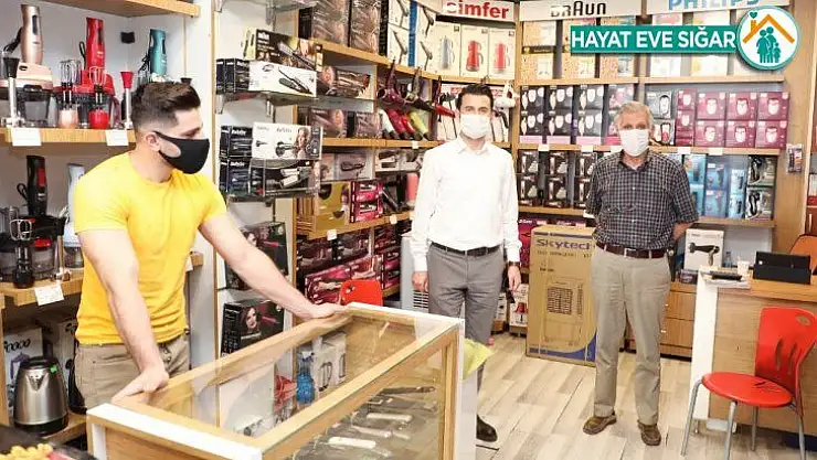 Başkan Beşikci'den esnaf ziyareti