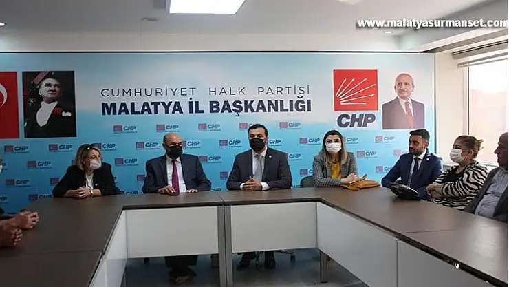 Başkan Bükte CHP Battalgazi İlçe Başkanı Ayzabar'ı Ziyaret Etti