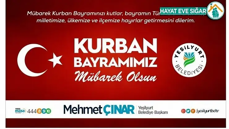 Başkan Çınar'dan Kurban Bayramı mesajı