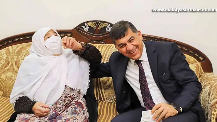 Başkan Fadıloğlu Hatice teyzenin misafiri oldu