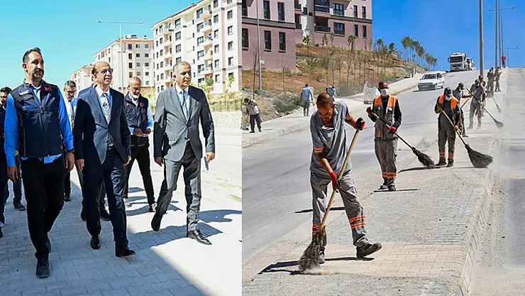 Başkan Geçit Sanayi Sitesindeki Çalışmaları İnceledi
