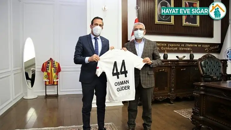 Başkan Güder'e Yeni Malatyaspor'dan anlamlı ziyaret