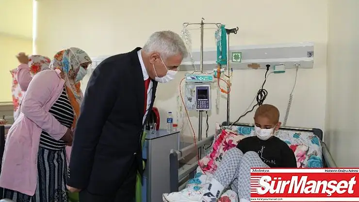 Başkan Güder, lösemili çocukları unutmadı