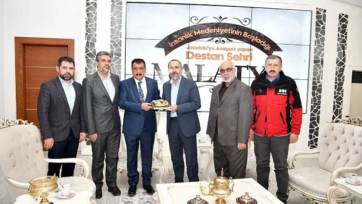 Başkan Gürkan'a geçmiş olsun ziyaretleri