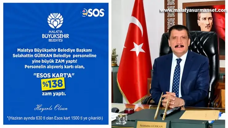 Başkan Gürkan Belediye Personellerini Yine Unutmadı