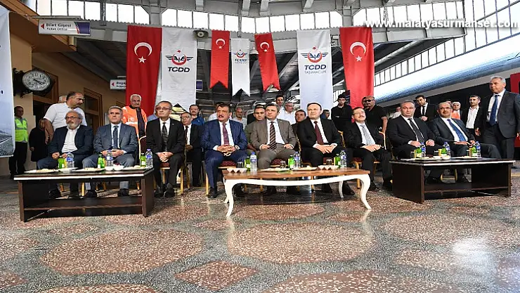 Başkan Gürkan Malatya- Sivas Bölgesel Treni'nin İlk Seferine Uğurlama Töreni'ne katıldı