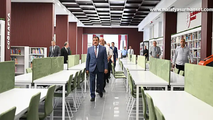 Başkan Gürkan, öğrencilerimizin kendilerine geliştirebilecekleri bir kütüphane inşa ettik