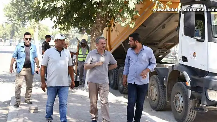 Başkan Kılınç, Atatürk Bulvarındaki çalışmaları inceledi