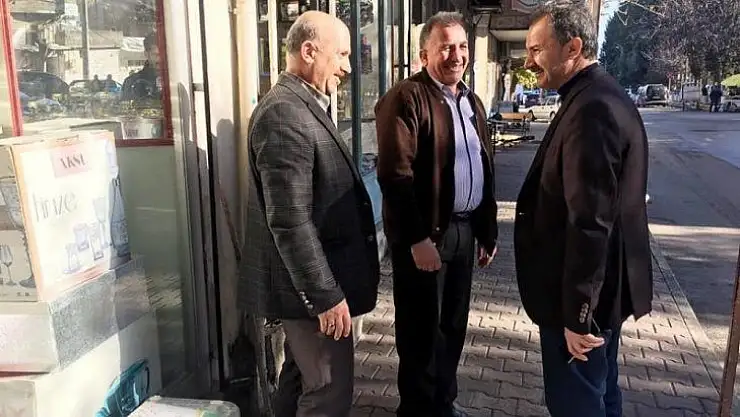 Başkan Kılınç, eski Samsat Caddesi esnafını ziyaret etti