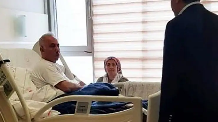 Başkan Kılınç'tan, hasta ve hasta yakınlarına moral ziyareti