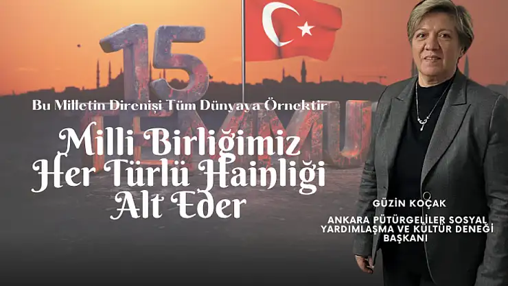 Başkan Koçak: 'Milli Birliğimiz Her Türlü Hainliği Alt Eder'