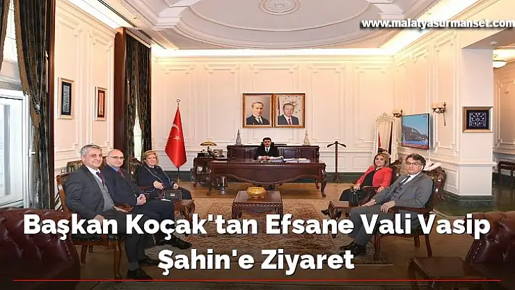 Başkan Koçak'tan Efsane Vali Vasip Şahin'e Ziyaret