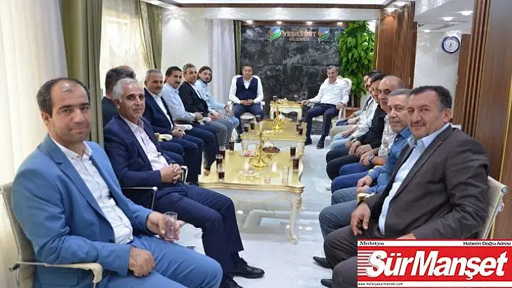 Çınar Yeşilyurt Belediyespor'un yeni yönetimi  ağırladı
