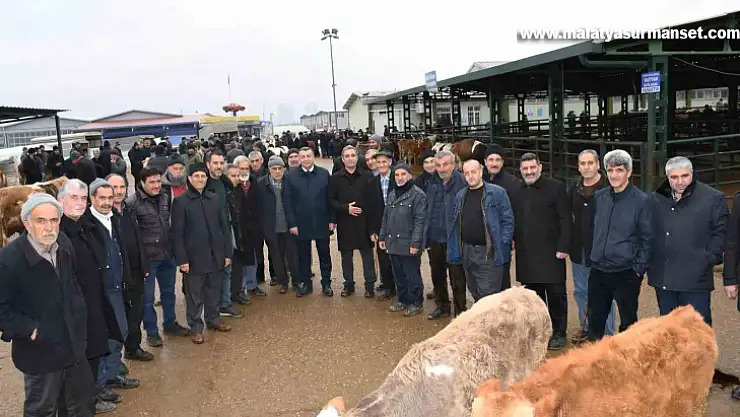 Başkan Özcan, yetiştiricilerin sorunlarını dinledi