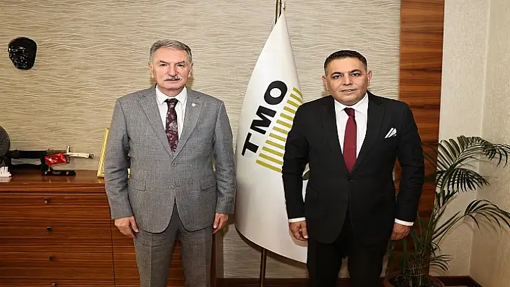 Başkan Sadıkoğlu TMO Genel Müdürü İle Görüştü