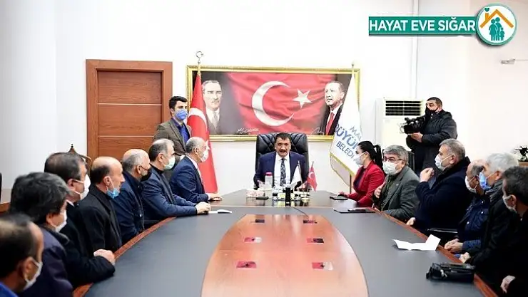 Başkan Selahattin Gürkan'a yatırım teşekkürü