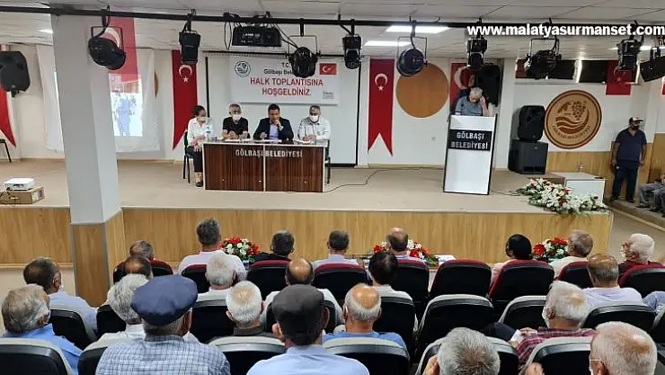 Başkan Yıldırım'dan halk toplantısı