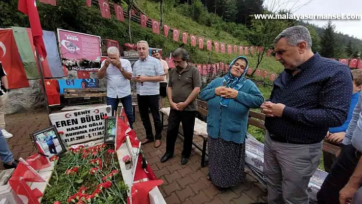 Başkan Yıldırım'dan şehit Eren Bülbül'ün kabrine ziyaret