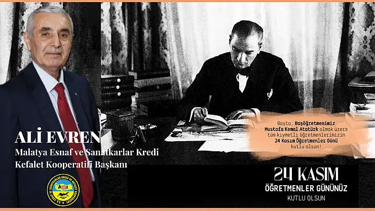 Başkanı Evren: 'Öğretmenler, geleceğimizi inşa eden kahramanlardır'
