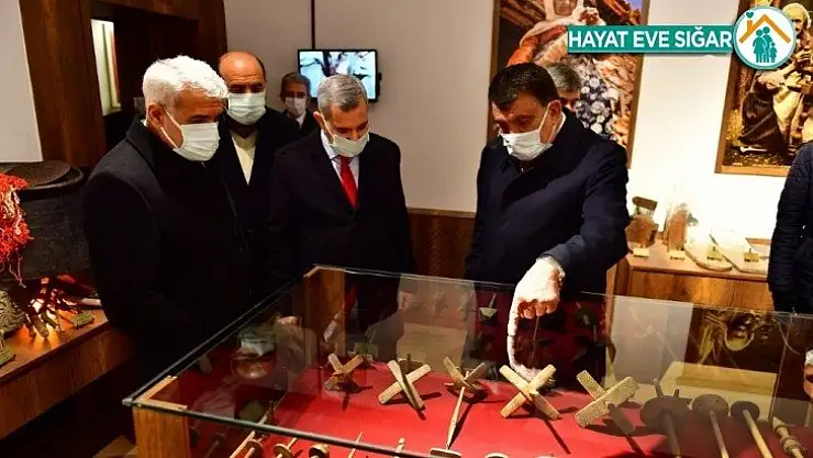 Başkanlar Çırmıhtı'daki restorasyon projelerini inceledi