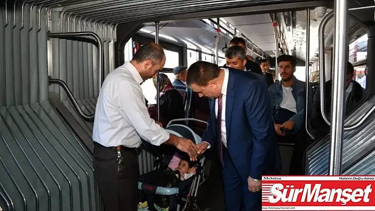 Başkanlardan yolculara ziyaret