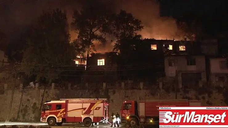 Başkent'te 3 gecekondu alev alev yandı