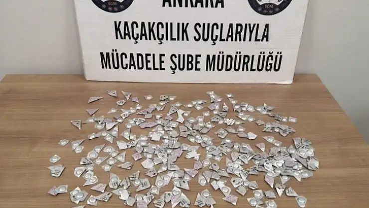 Başkentte 300 adet yasaklı doğum kontrol hapı ele geçirildi