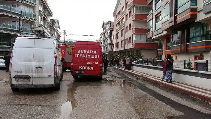 Başkentte korkutan yangın