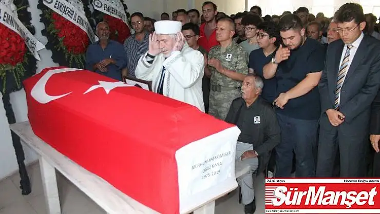 Başkomiser Kaya, memleketi Elazığ'da son yolculuğuna uğurlandı