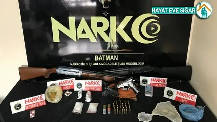 Batman'da uyuşturucu operasyonu: 5 gözaltı