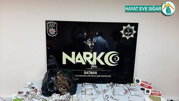 Batman'da uyuşturucu ele geçirildi