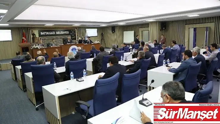 Battalgazi Belediye Meclis Toplantısı yapıldı