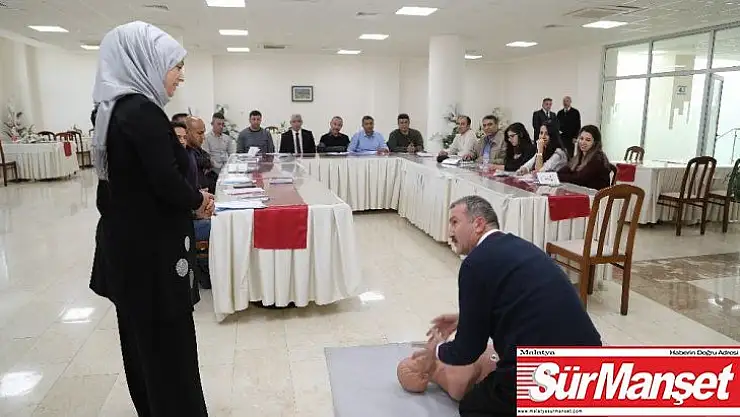 Battalgazi Belediye personeline ilk yardım eğitimi verildi