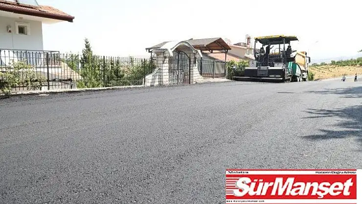 Battalgazi Belediyesi asfalt çalışmalarını sürdürüyor
