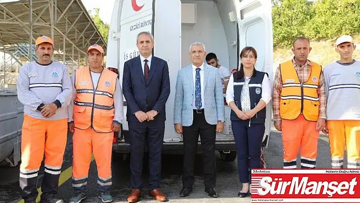 Battalgazi Belediyesi, çalışanlarına sağlık taraması yaptırdı.