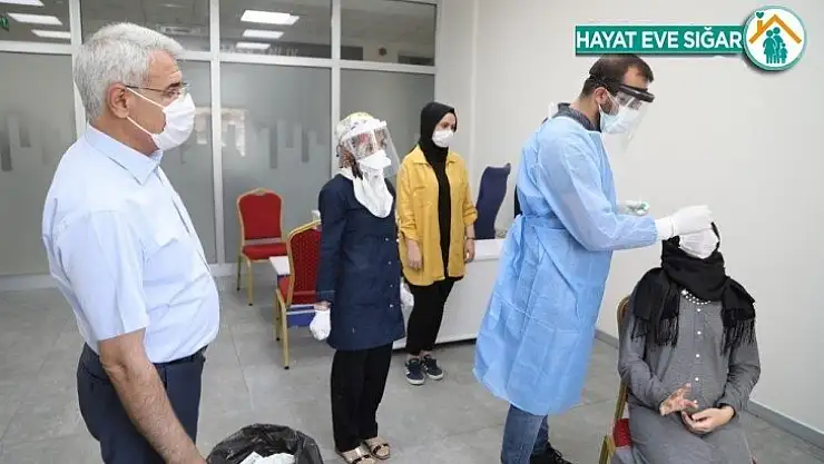 Battalgazi Belediyesi personeli covid-19 testi yaptırdı