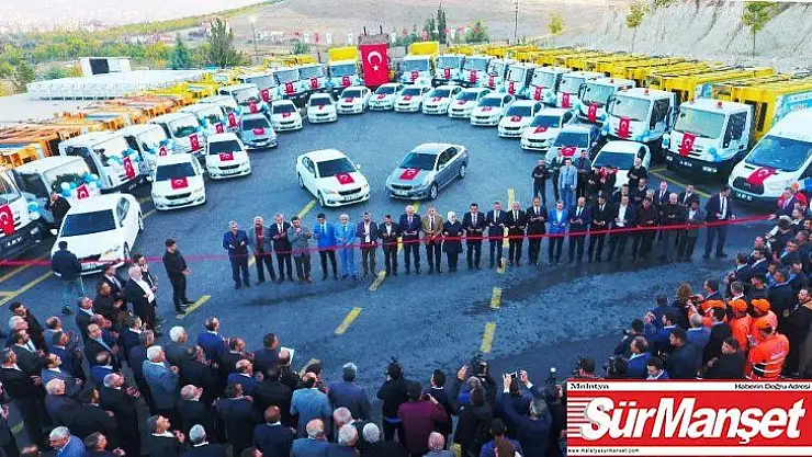 Battalgazi Belediyesinin araç  filosuna  75 takviye